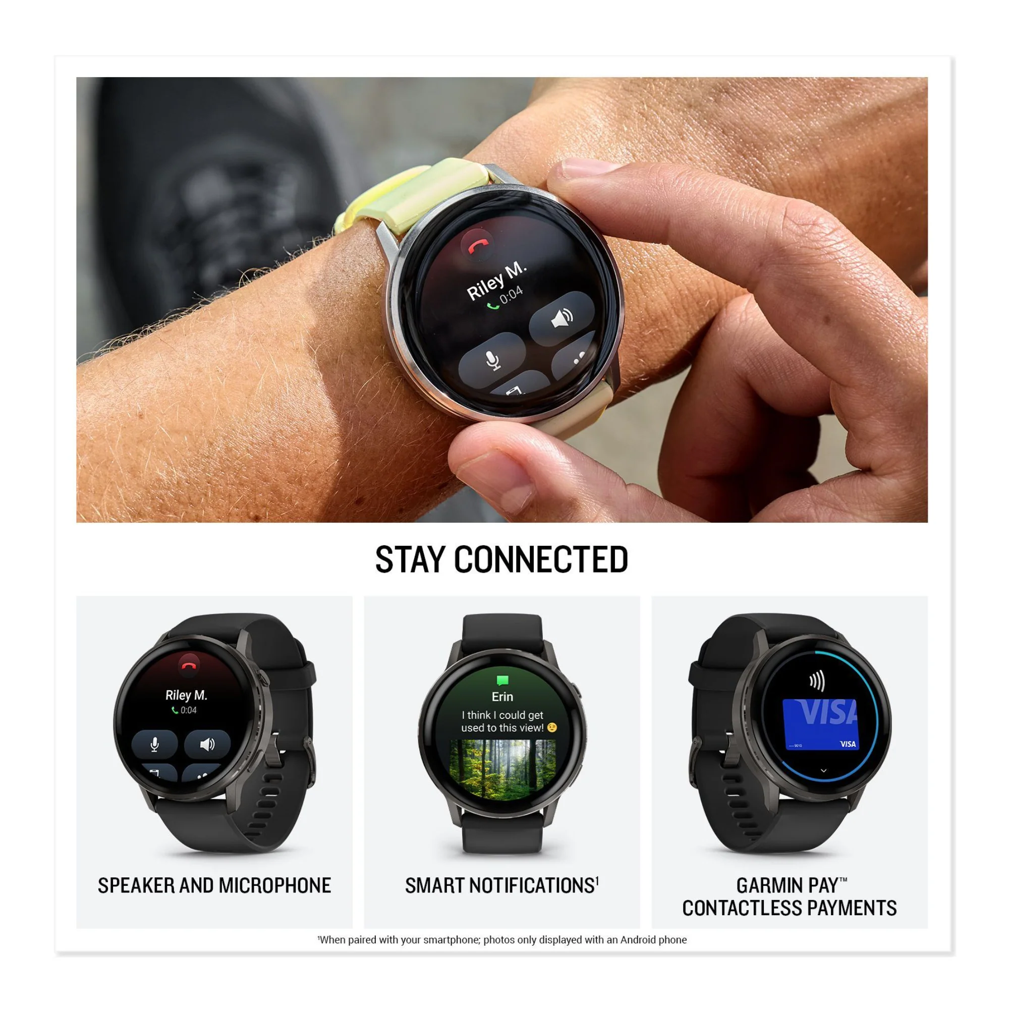 Garmin Venu 4 Smartwatch (Slate/Black) - Image 9
