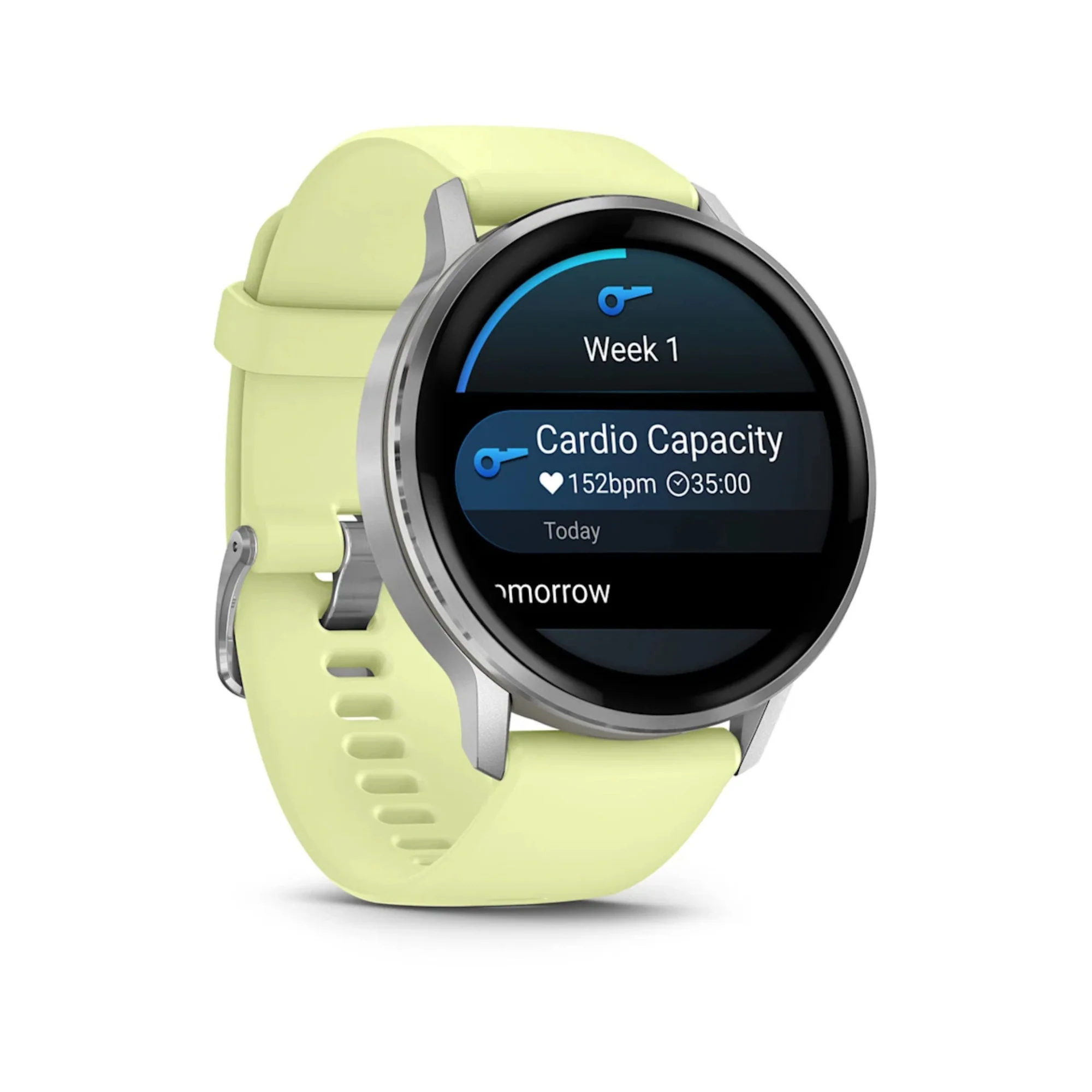 Garmin Venu 4 Smartwatch (Silver/Citron) - Image 3