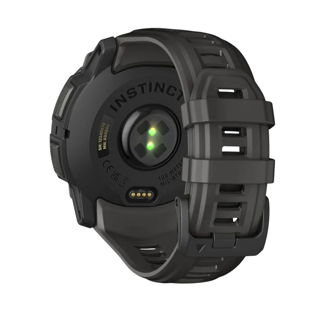 Garmin Instinct 3 50mm GPS Smartwatch with 1.3-Inch AMOLED Display (Black with Charcoal Band) - Image 6