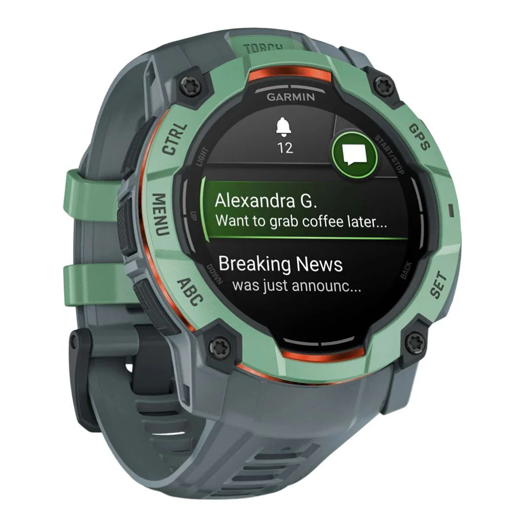 Garmin Instinct 3 50mm GPS Smartwatch with 1.3-Inch AMOLED Display (Neo Tropic with Twilight Band) - Image 6