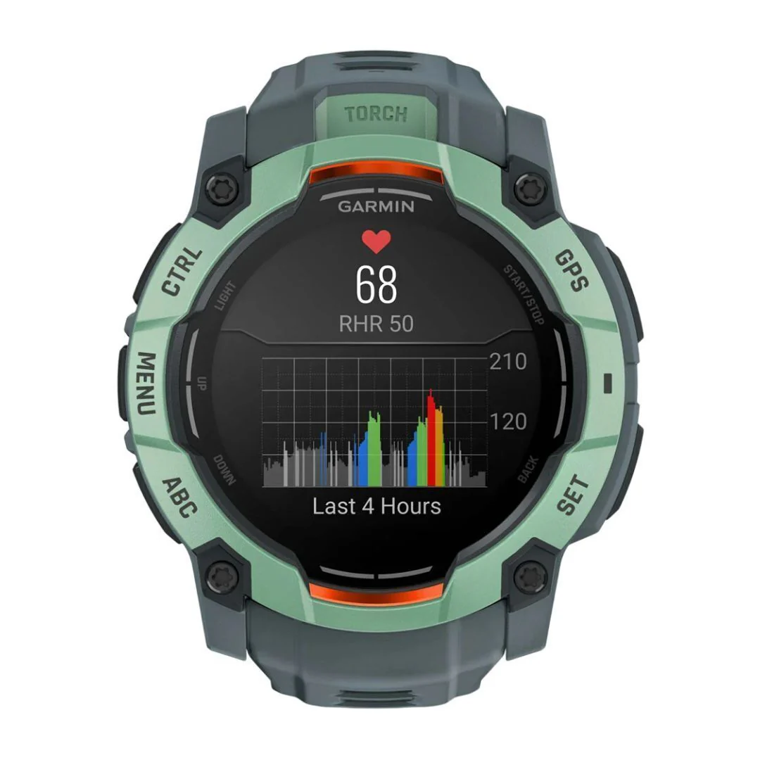 Garmin Instinct 3 50mm GPS Smartwatch with 1.3-Inch AMOLED Display (Neo Tropic with Twilight Band) - Image 7