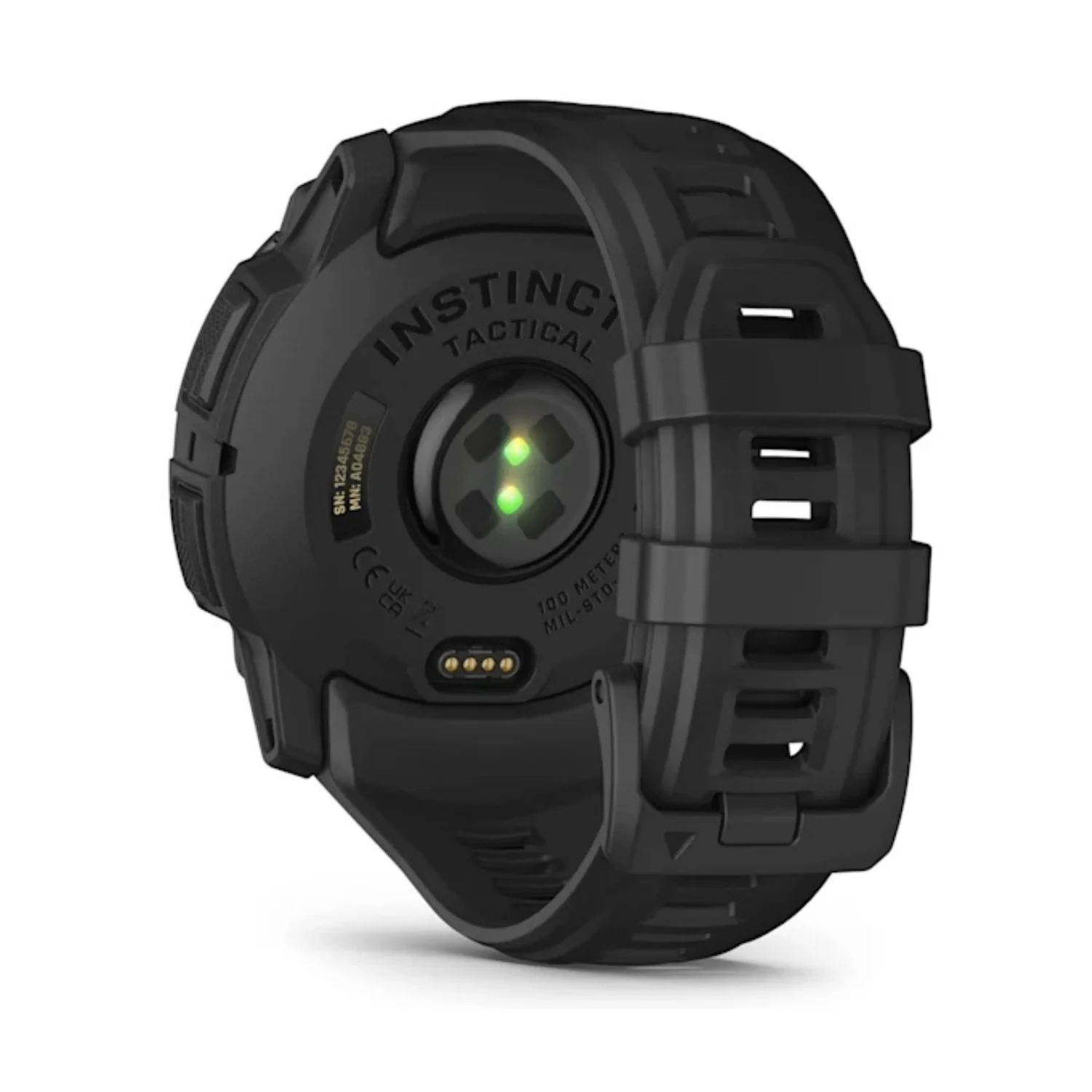 Garmin Instinct 3 50mm Amoled Tactical Edition GPS Smartwatch (Black with Black Band) - Image 4