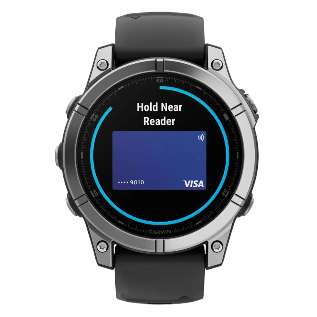 Garmin Fenix E 47mm GPS Smartwatch with 1.3-Inch AMOLED Display (Stainless Steel and Black) - Image 3