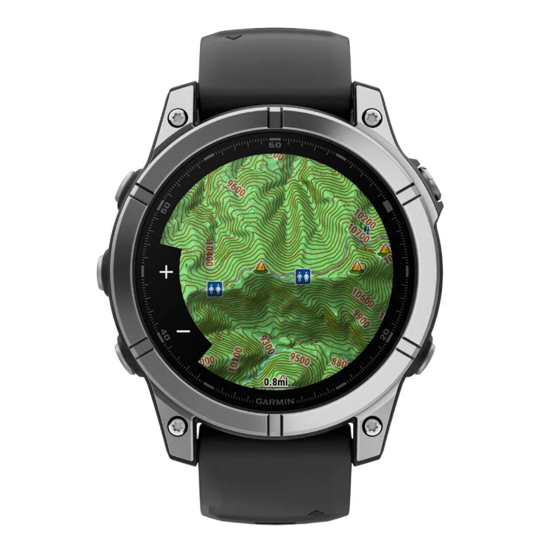 Garmin Fenix E 47mm GPS Smartwatch with 1.3-Inch AMOLED Display (Stainless Steel and Black) - Image 4