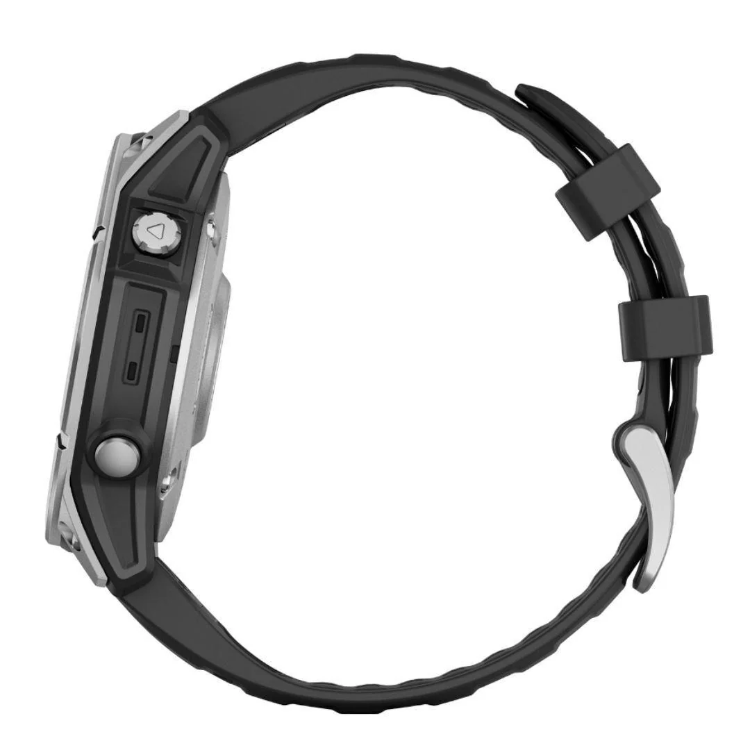Garmin Fenix E 47mm GPS Smartwatch with 1.3-Inch AMOLED Display (Stainless Steel and Black) - Image 6