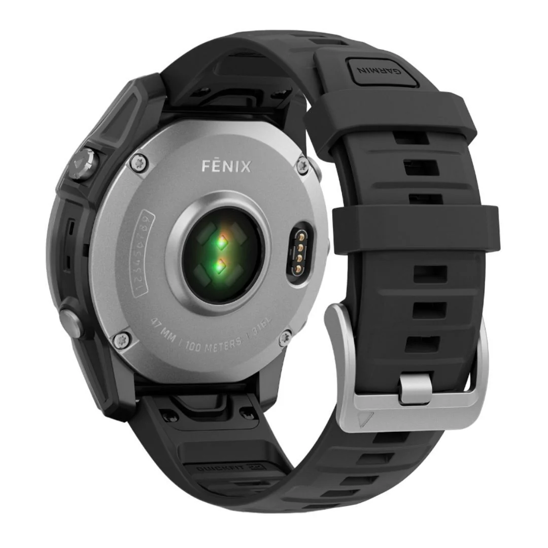 Garmin Fenix E 47mm GPS Smartwatch with 1.3-Inch AMOLED Display (Stainless Steel and Black) - Image 7