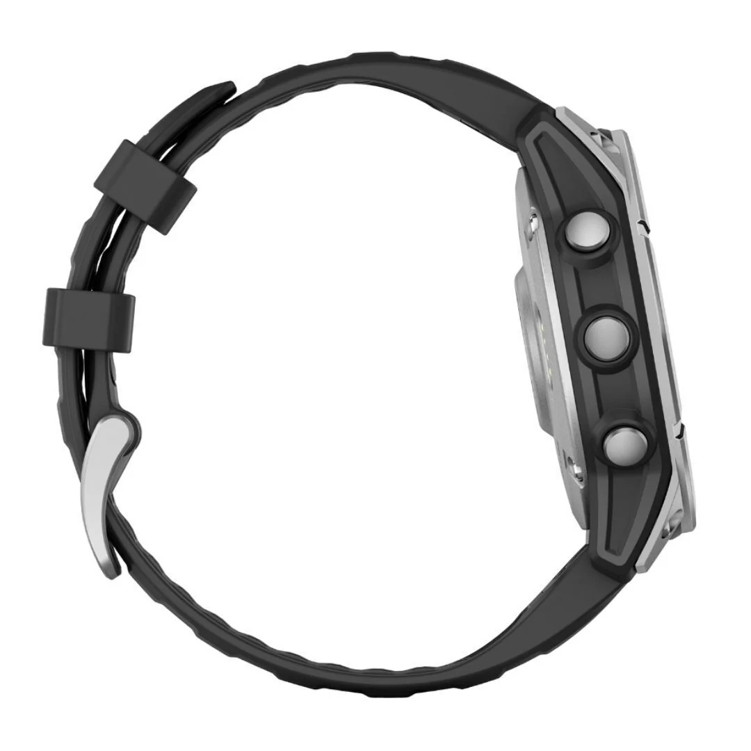Garmin Fenix E 47mm GPS Smartwatch with 1.3-Inch AMOLED Display (Stainless Steel and Black) - Image 8