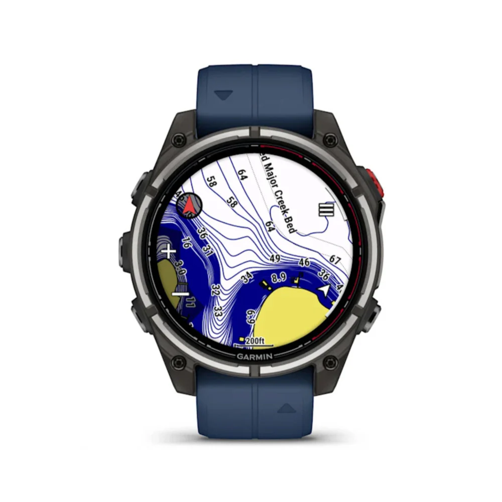 Garmin quatix 8 Pro 47mm AMOLED Marine GPS Smartwatch (Titanium/Captain Blue) - Image 5