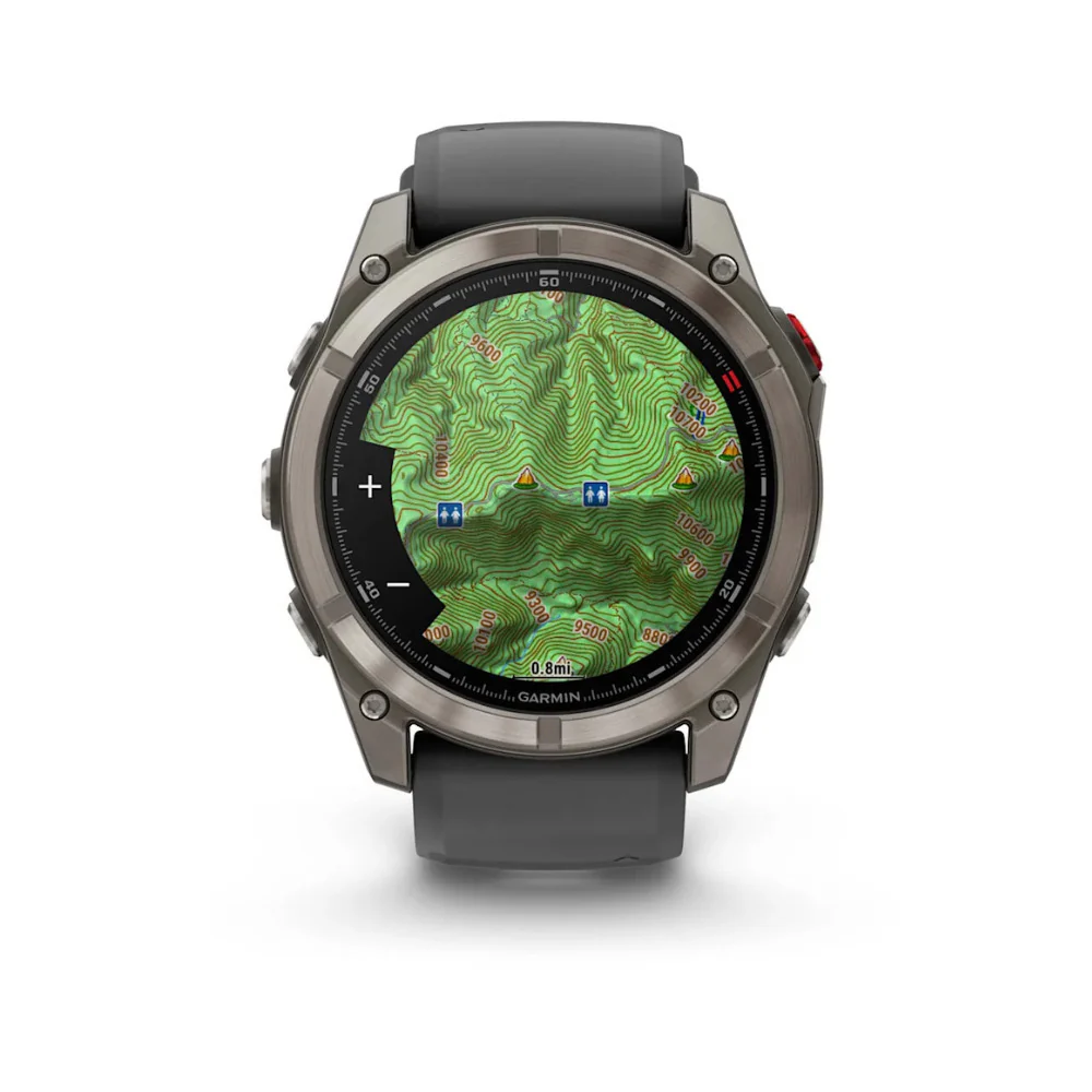 Garmin Fnix 8 Pro 51 mm AMOLED GPS Smartwatch (Titanium Graphite/Black Band) - Image 6