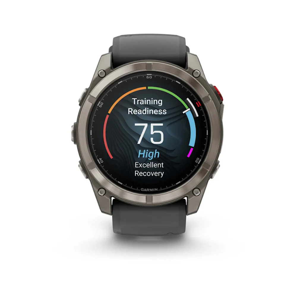 Garmin Fnix 8 Pro 51 mm AMOLED GPS Smartwatch (Titanium Graphite/Black Band) - Image 8