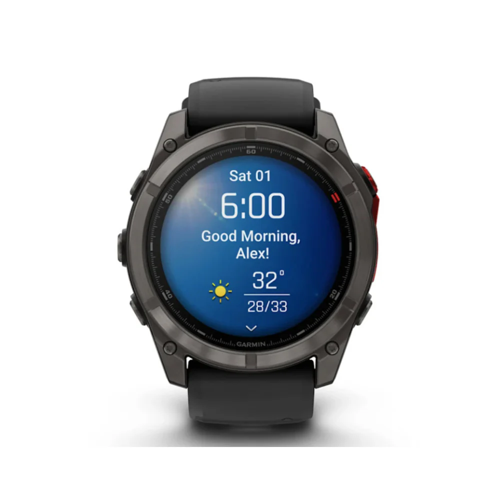 Garmin Fenix 8 Pro 51mm Sapphire MicroLED GPS Smartwatch (Carbon Gray DLC) - Image 8