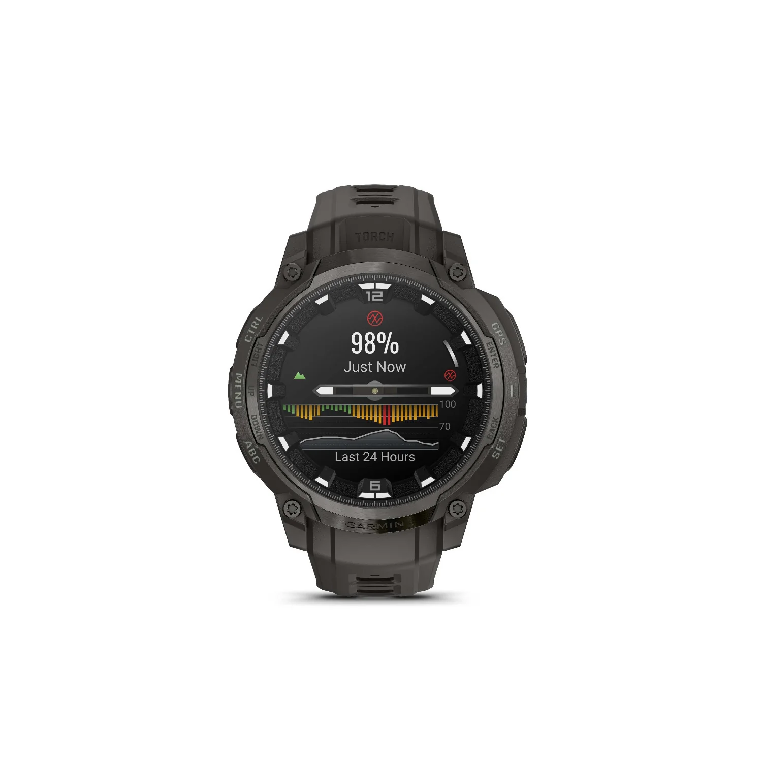 Garmin Instinct Crossover 1.2-Inch AMOLED GPS Smartwatch (Charcoal) - Image 5