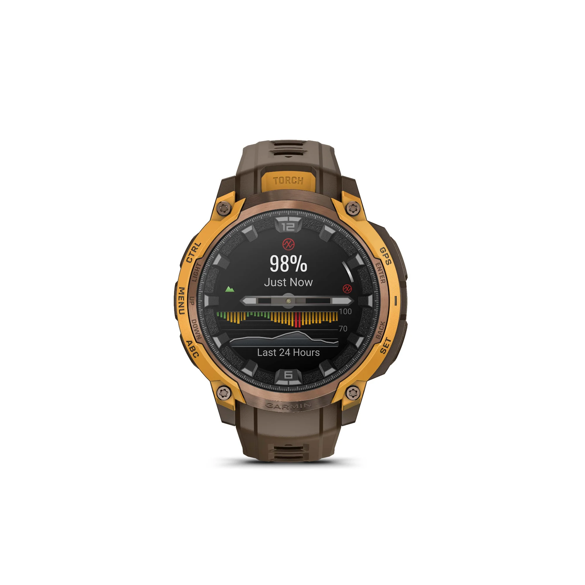 Garmin Instinct Crossover AMOLED GPS Smartwatch (Bronze/Sunburst) - Image 7