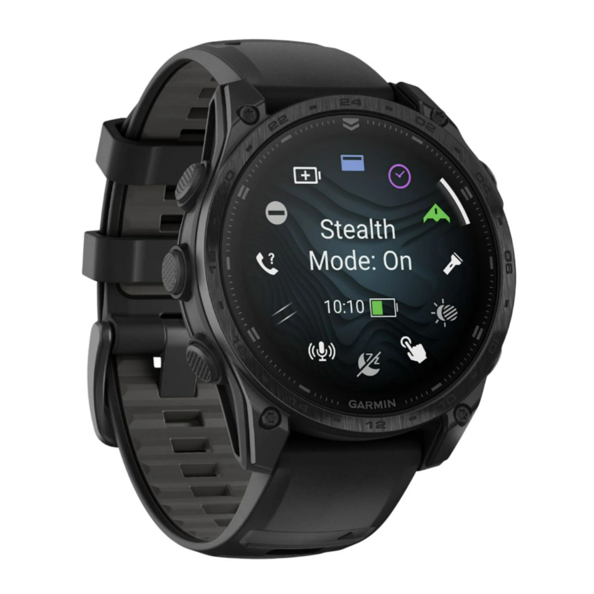 Garmin tactix 8 47mm AMOLED Sapphire Edition Smartwatch with Built-In Flashlight (Black) - Image 4