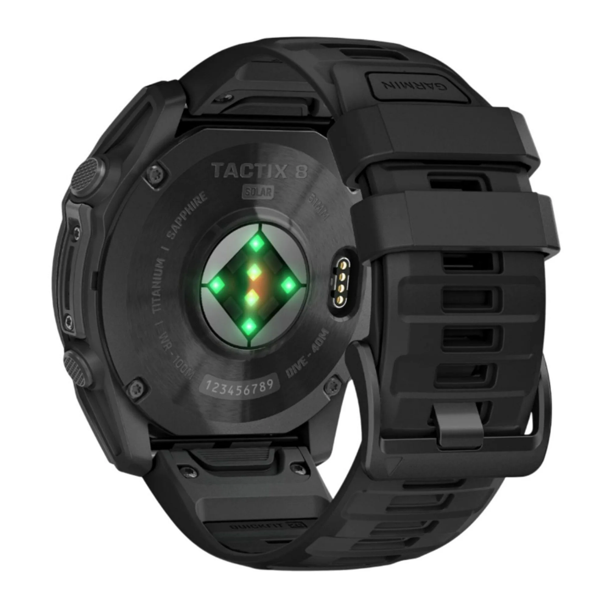 Garmin tactix 8 51mm Solar Edition Smartwatch with Built-In Flashlight (Black) - Image 6