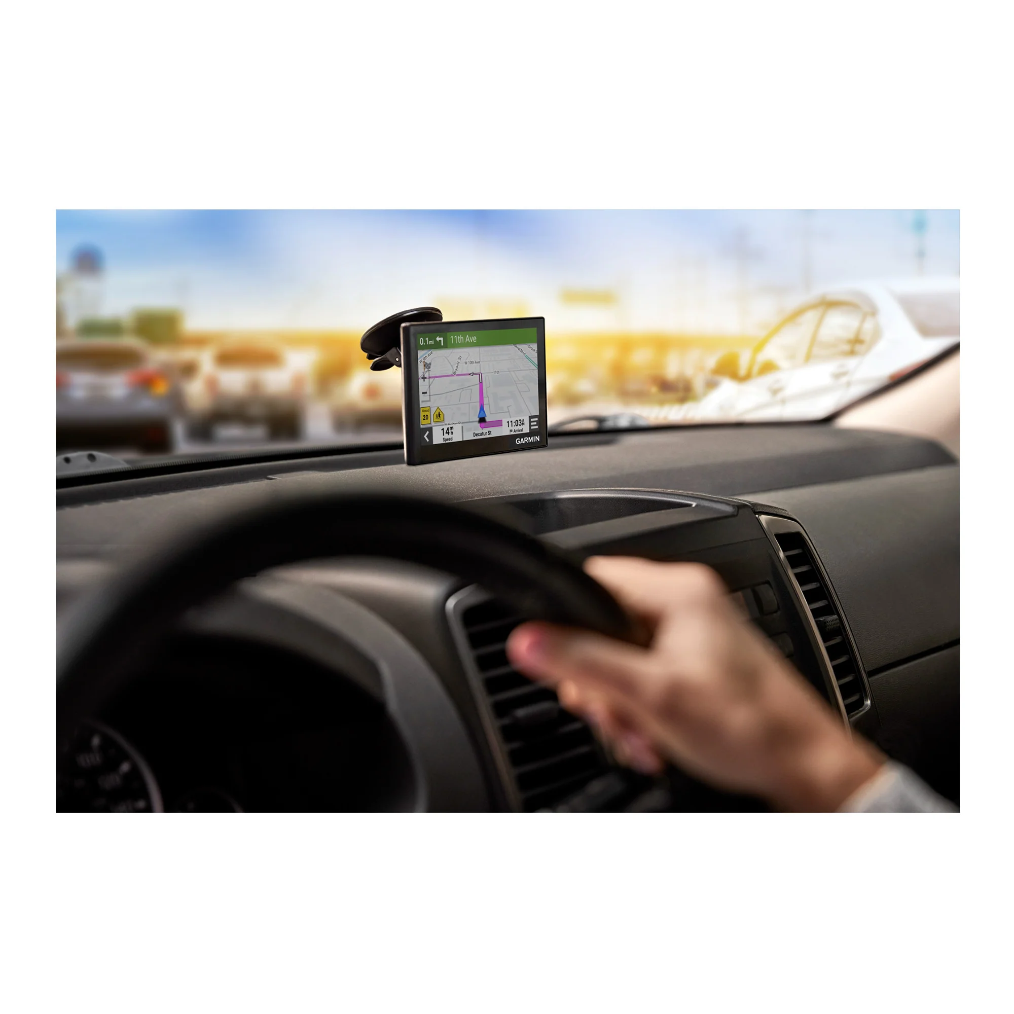 Garmin Drive 53 GPS Navigator With Kratos Power 36W 2-Port Car Charger Bundle - Image 12