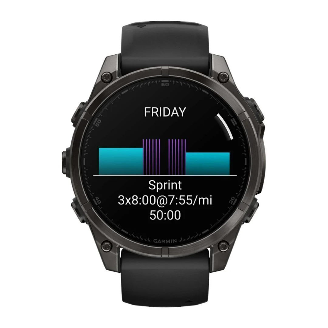 Garmin Fenix 8 Sapphire GPS 47mm Smartwatch (Black and Pebble Gray) Bundle - Image 4