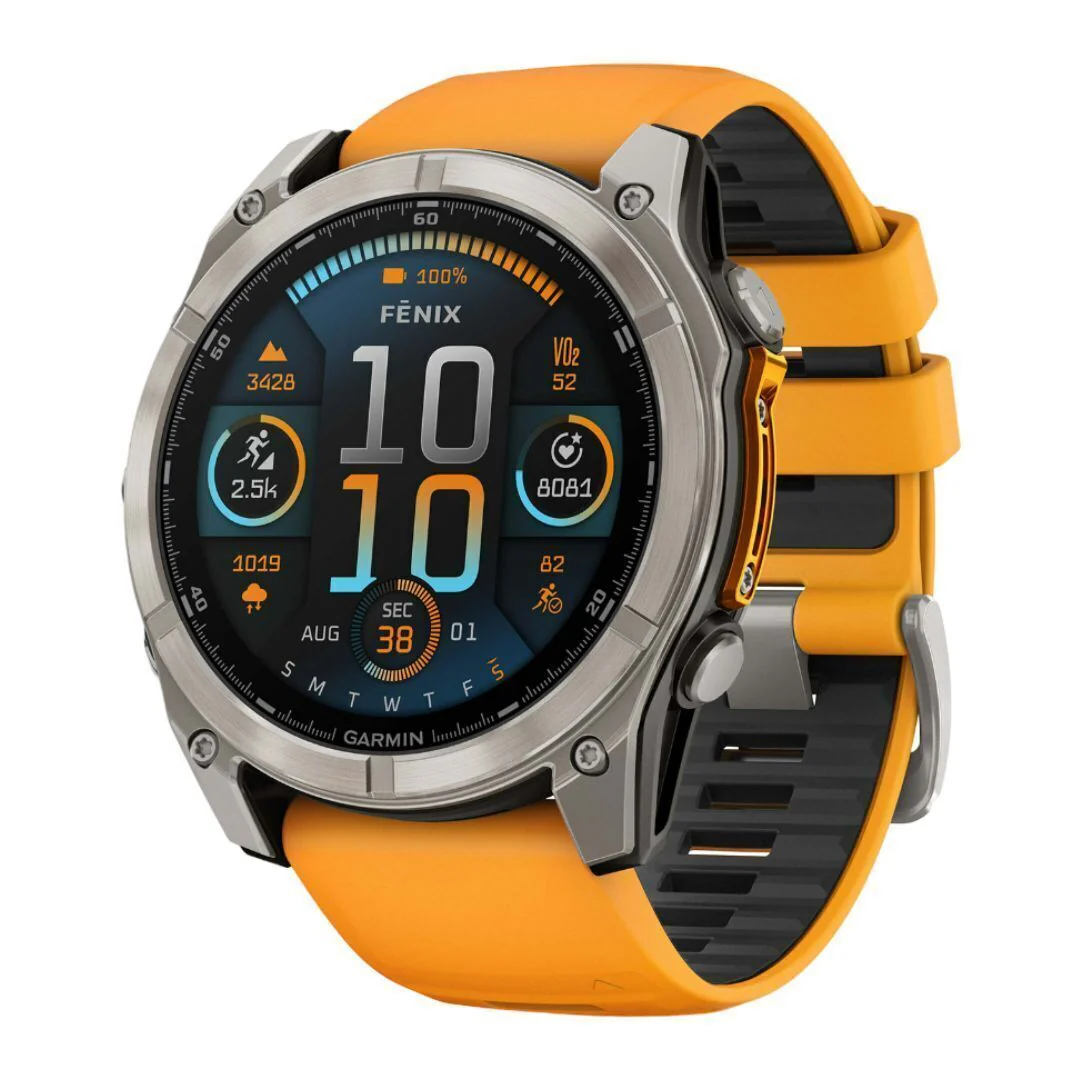 Garmin Fenix 8 AMOLED Sapphire 51mm Smartwatch (Spark Orange/Graphite) Bundle - Image 2