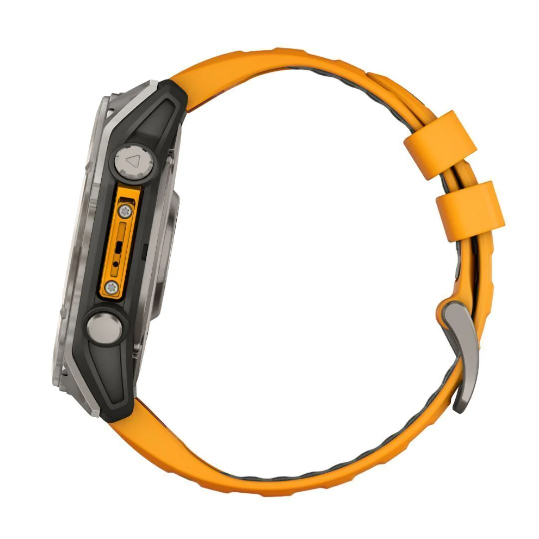 Garmin Fenix 8 AMOLED Sapphire 51mm Smartwatch (Spark Orange/Graphite) Bundle - Image 5