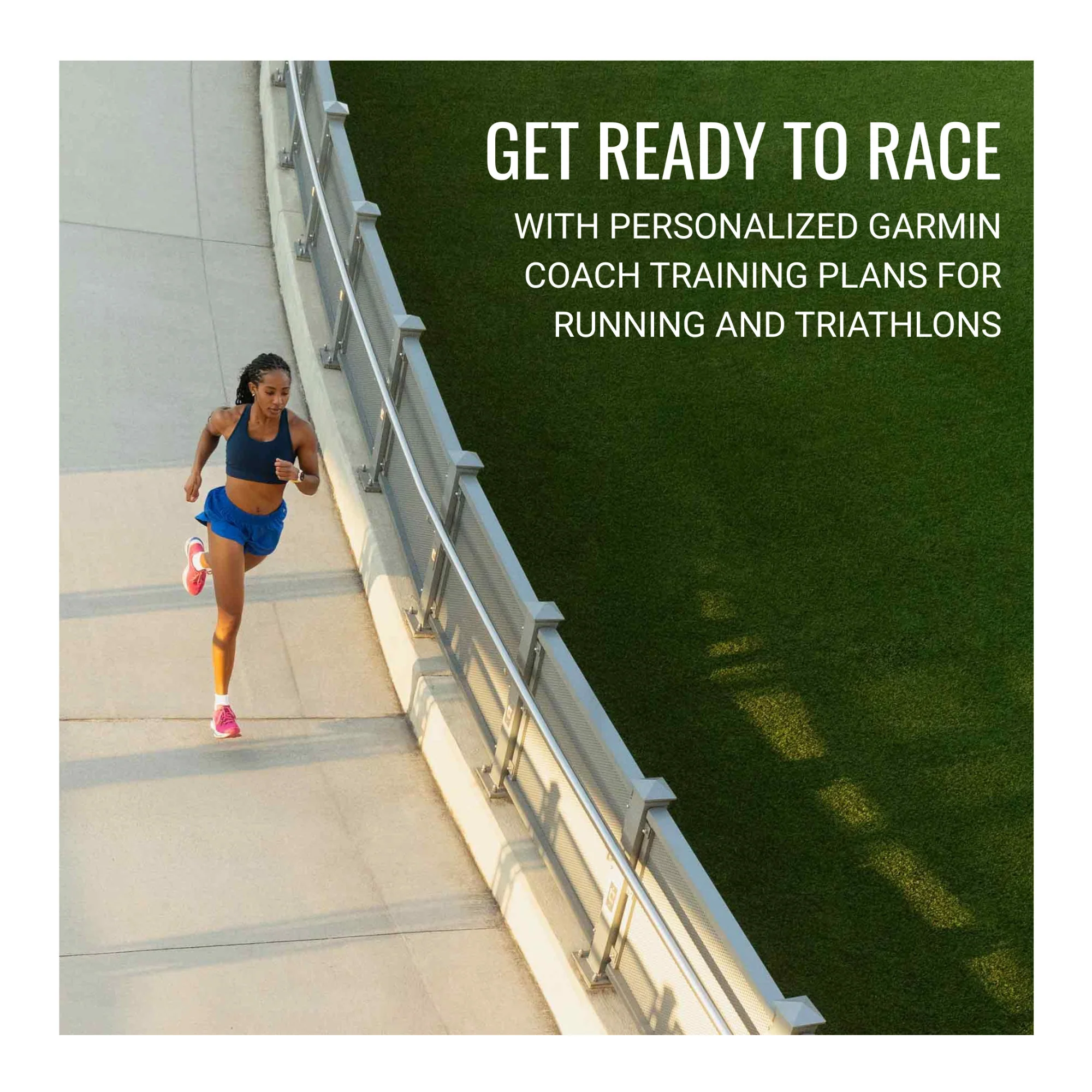 Garmin Forerunner 570 42mm GPS Running Smartwatch (Cloud Blue/Whitestone) Bundle - Image 2