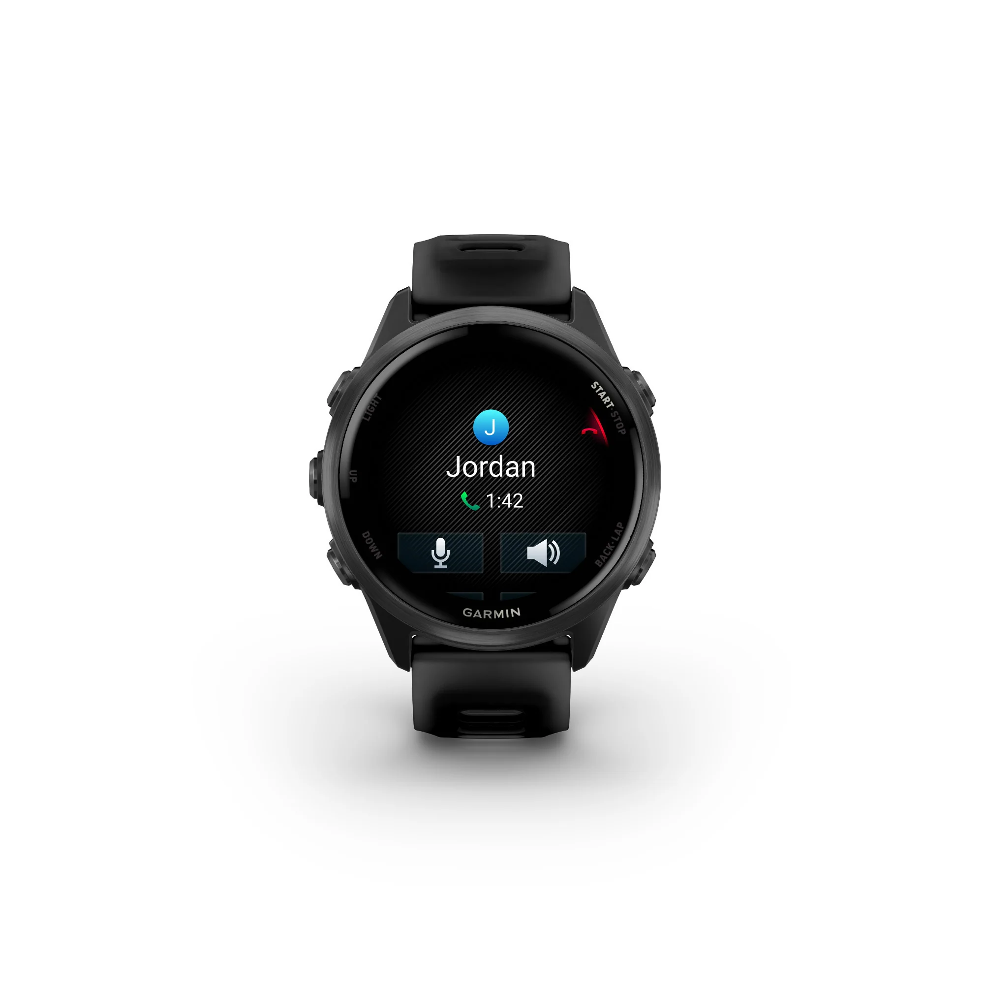 Garmin Forerunner 570 42mm Slate Gray, Black Band,OLIGHT Rechargeable Clip-On - Image 4