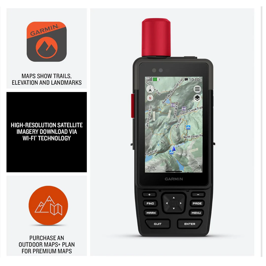 Garmin GPSMAP H1i Plus Premium Handheld GPS Navigator Bundle with MicroSD Card - Image 4