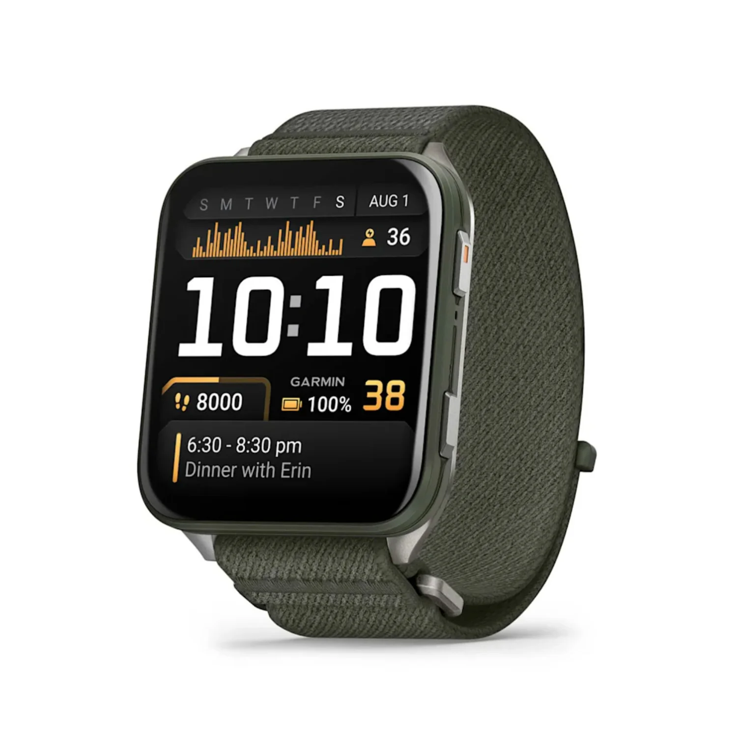 Garmin Venu X1 Moss with Titanium Caseback and Moss ComfortFit Band Bundle - Image 2