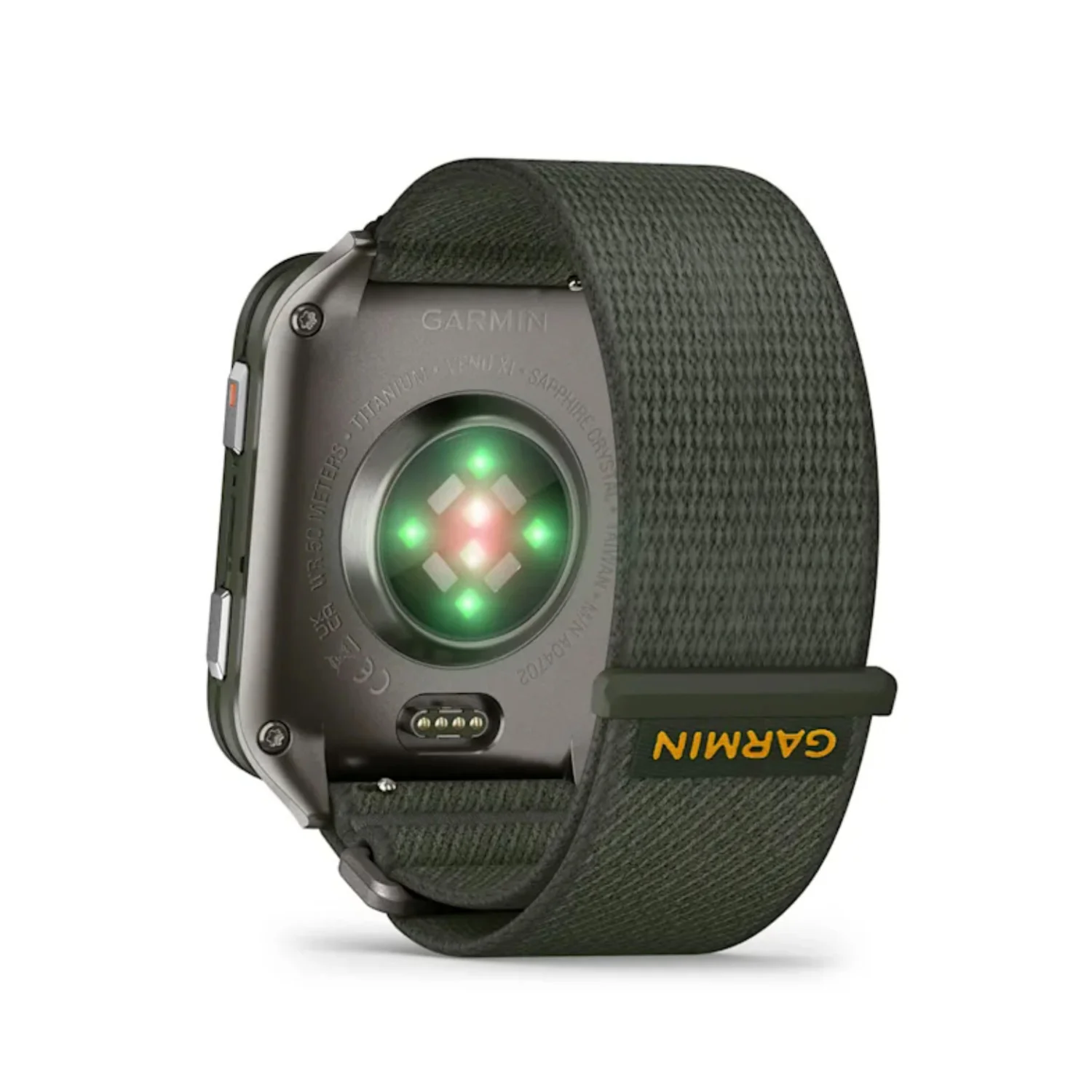 Garmin Venu X1 Moss with Titanium Caseback and Moss ComfortFit Nylon Band Bundle - Image 5