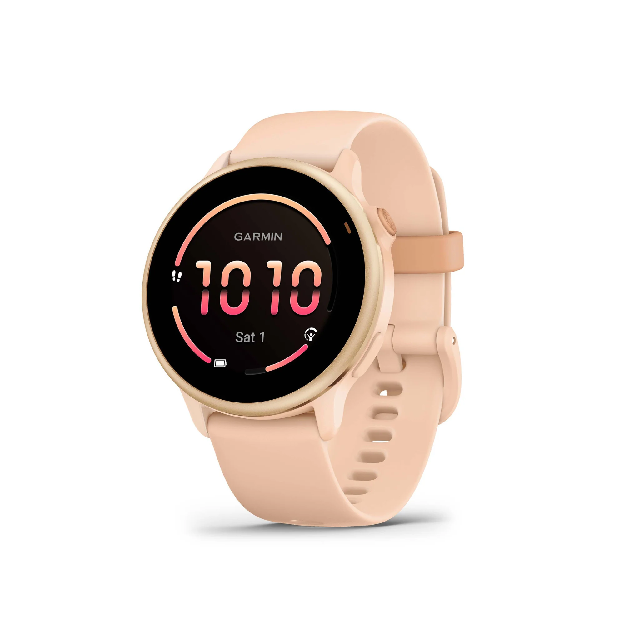 Garmin vivoactive 6 GPS Smartwatch (Metallic Pink) with Wireless Earbuds Bundle - Image 2