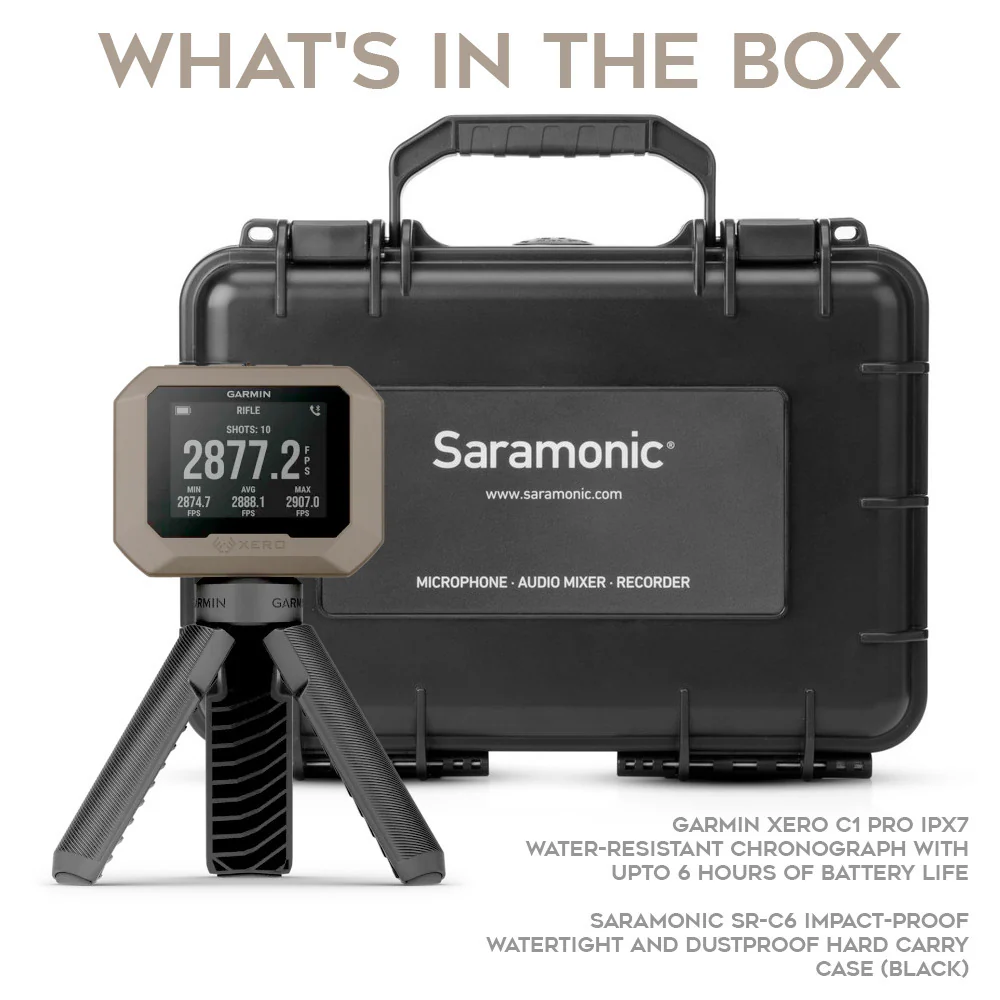 Garmin Xero C1 Pro Chronograph with Impact-Proof Watertight and Case bundle - Image 7