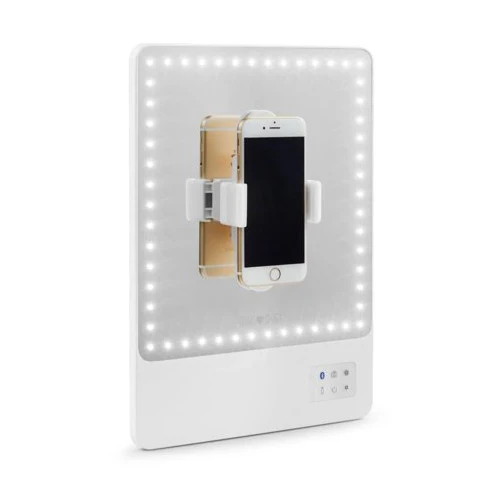 Glamcor RIKI LOVES RIKI RIKI SKINNY Portable 13 x 9.5-Inch Vanity Mirror (White) - Image 8