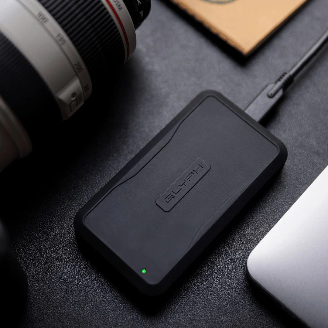 Glyph Atom PRO External NVMe SSD V2 with 3000 MBPS Transfer Speed and Thunderbolt 3 (1TB, Black) - Image 7