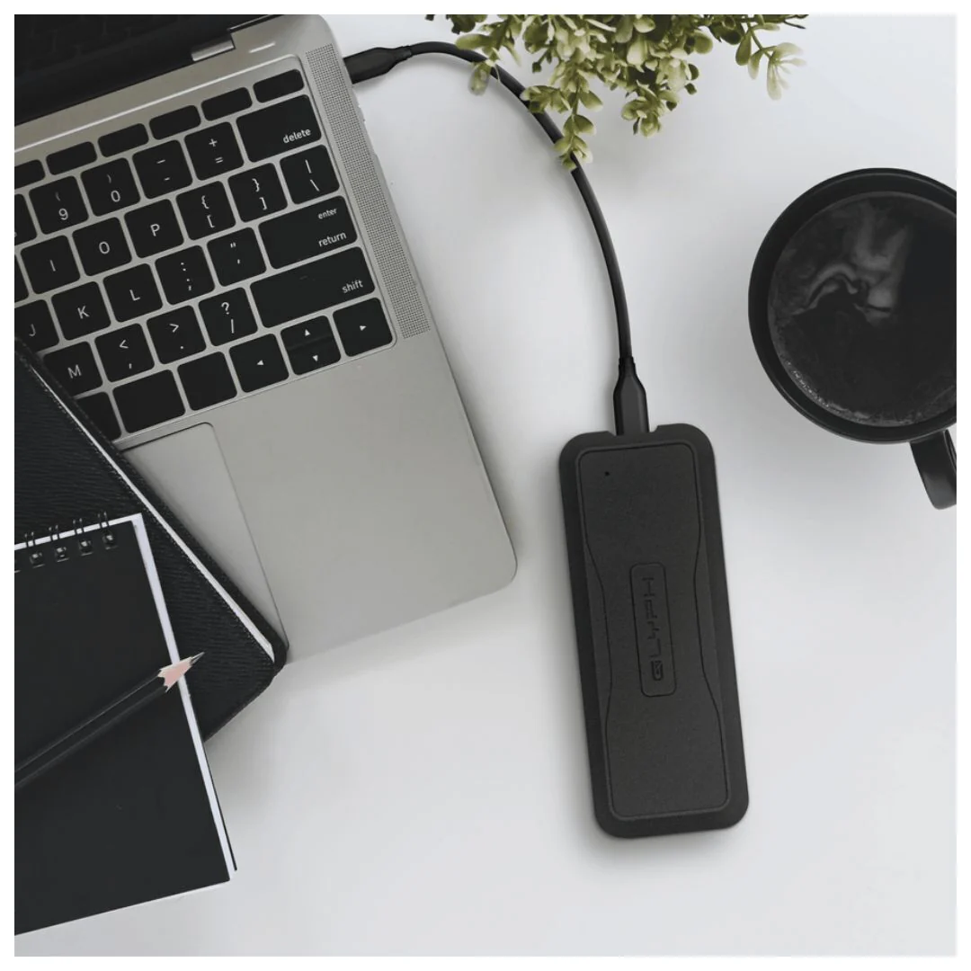 Glyph Atom EV NVMe SSD with USB 3.2 Type-C Port and 1000 MBPS Transfer Speed (2TB, Black) - Image 6