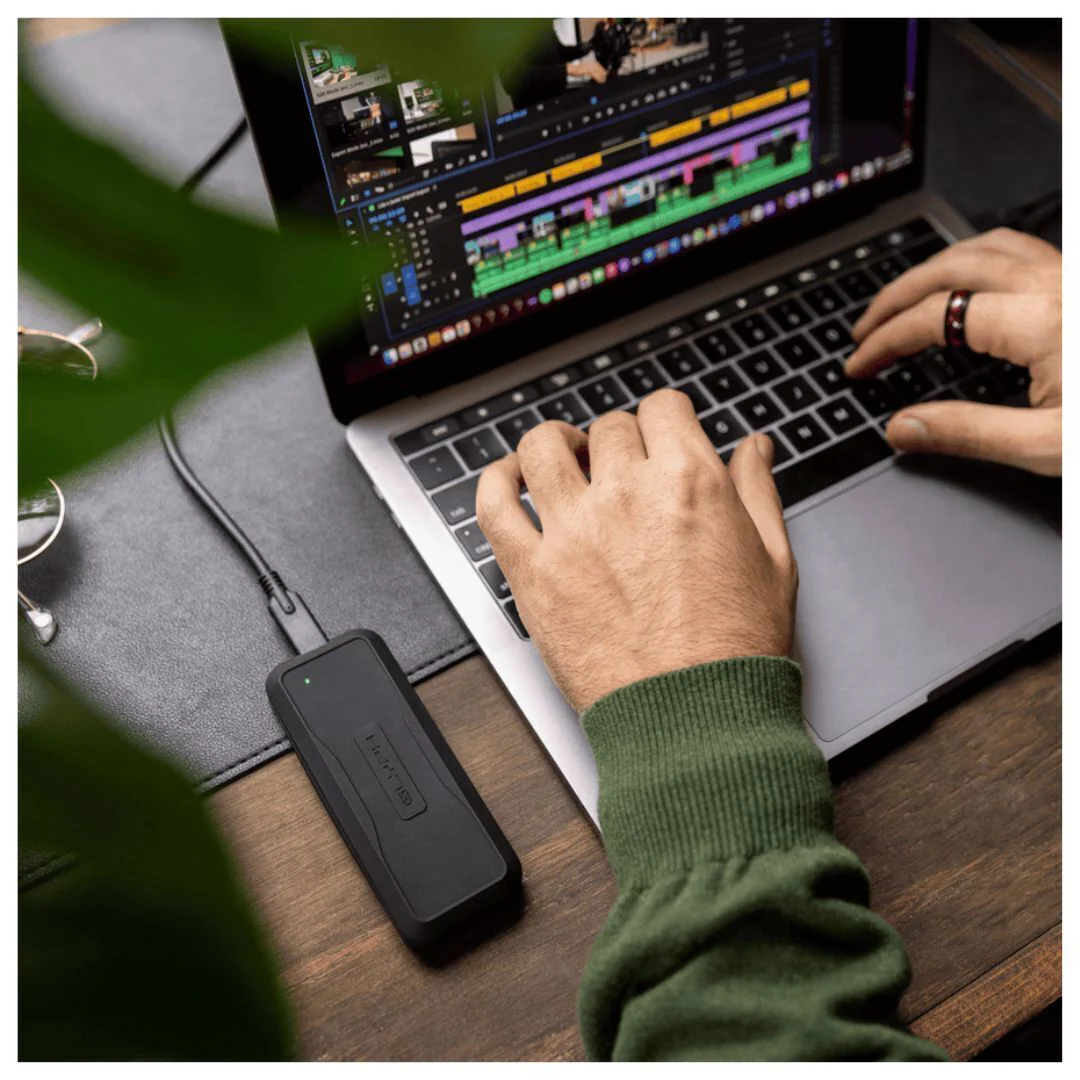 Glyph Atom EV NVMe SSD with USB 3.2 Type-C Port and 1000 MBPS Transfer Speed (4TB, Black) - Image 4