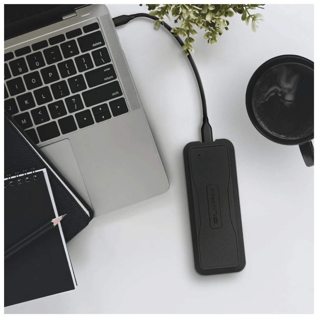 Glyph Atom EV NVMe SSD with USB 3.2 Type-C Port and 1000 MBPS Transfer Speed (4TB, Black) - Image 6