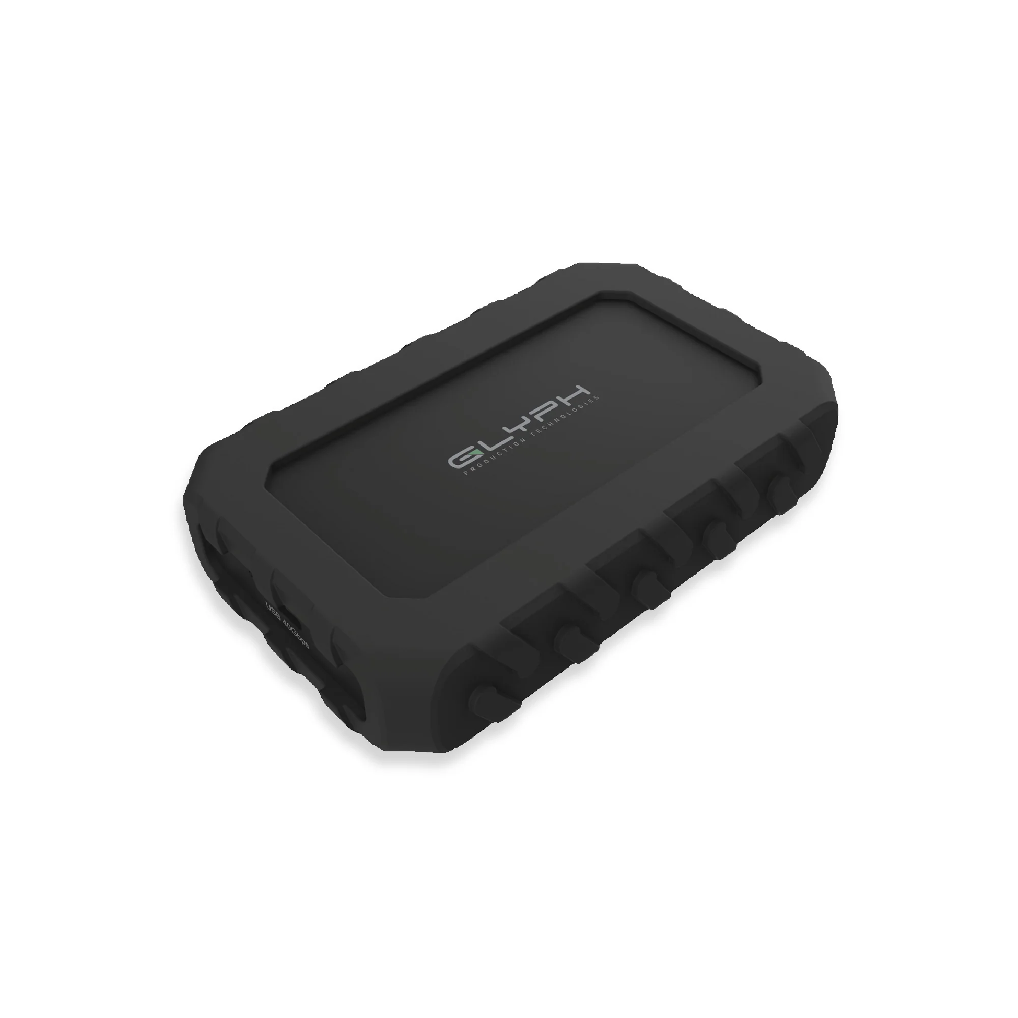 Glyph Atom EX40 High-Intensity 2TB Portable NVMe SSD with USB-C 4 Port (Black)
