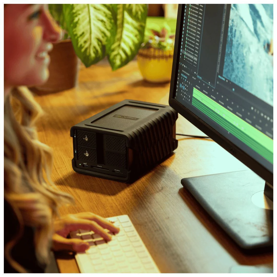 Glyph Blackbox Pro Raid Desktop Drive with USB-C 3.1 Gen2 Interface and 7200 RPM (16TB, Black) - Image 4