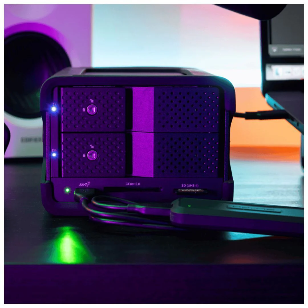 Glyph Blackbox Pro Raid Desktop Drive with USB-C 3.1 Gen2 Interface and 7200 RPM (16TB, Black) - Image 5