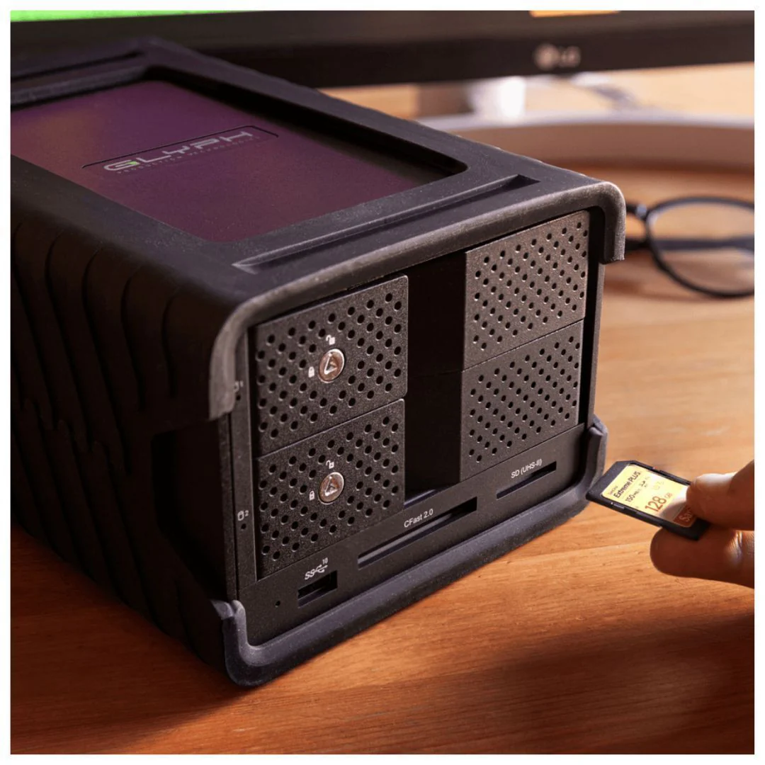 Glyph Blackbox Pro Raid Desktop Drive with USB-C 3.1 Gen2 Interface and 7200 RPM (16TB, Black) - Image 6