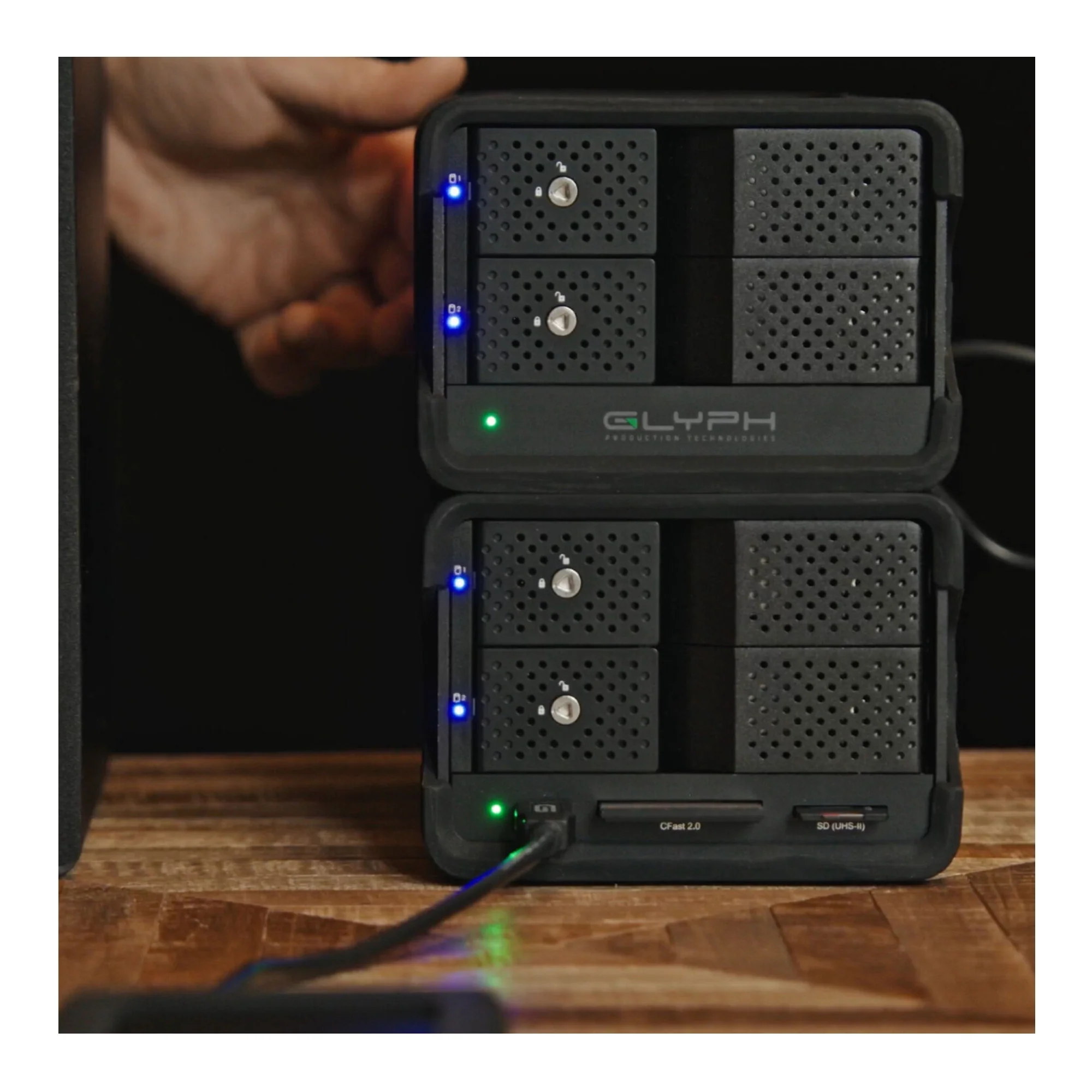Glyph Technologies Blackbox PRO RAID 44TB 2-Bay Thunderbolt 3 (2 x 22TB) - Image 5