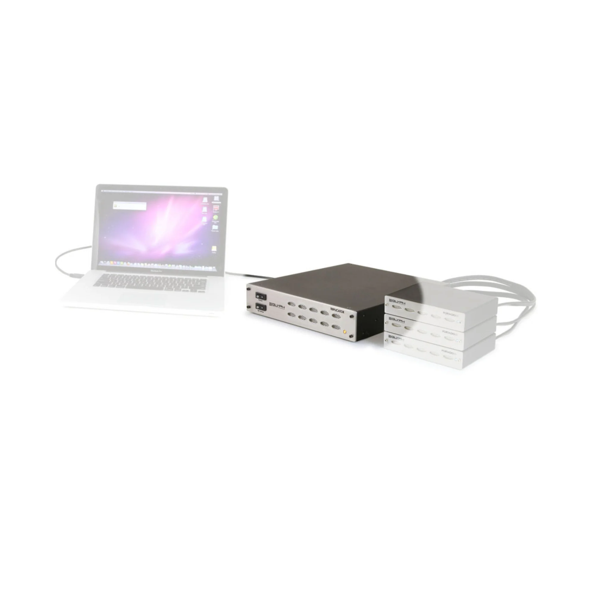 Glyph Technologies Triplicator Backup Device with FireWire 800 and USB 2.0 - Image 3
