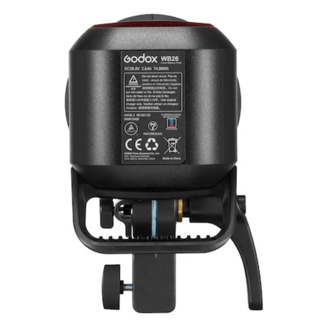 Godox AD600ProII All-In-One Outdoor Flash with 40W Bi-Color Continuous LED Light (Black) - Image 3