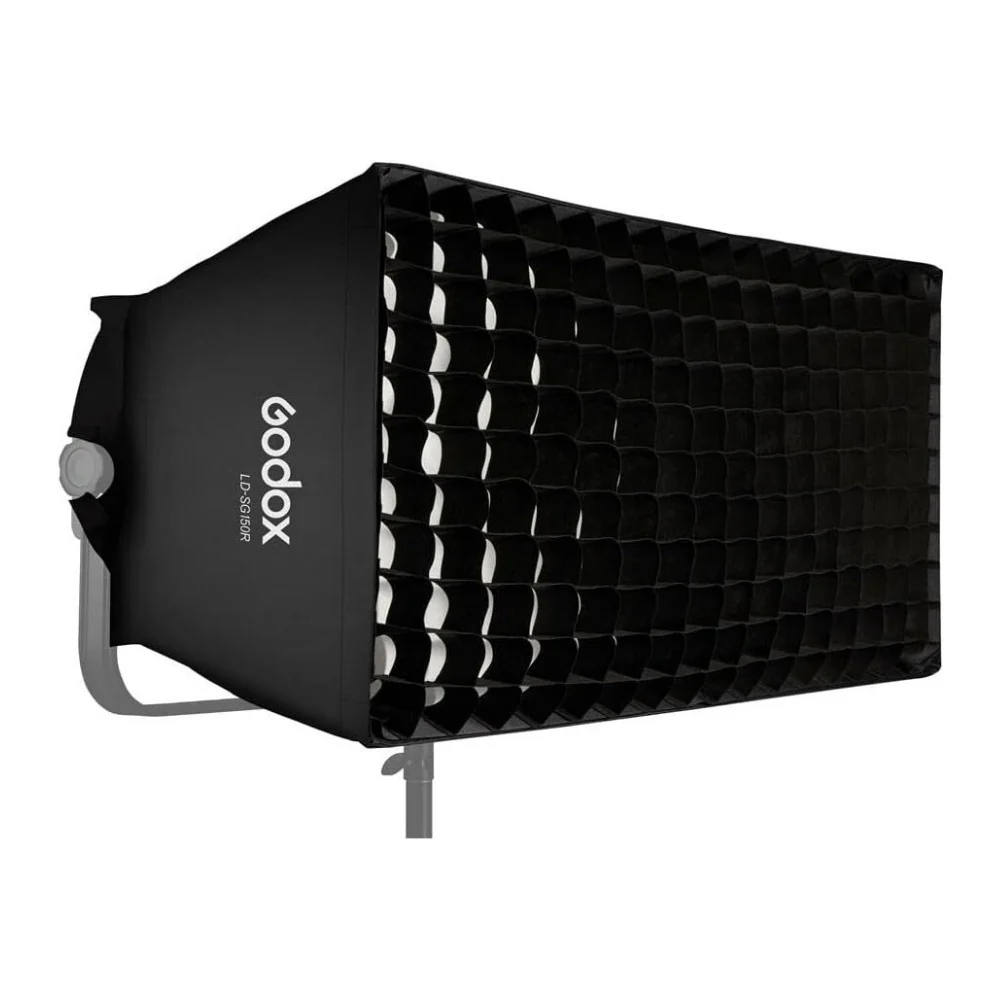Godox Rectangular Softbox with Eggcrate Grid and Diffuser Cloth for LR150R LED Panel - Image 2