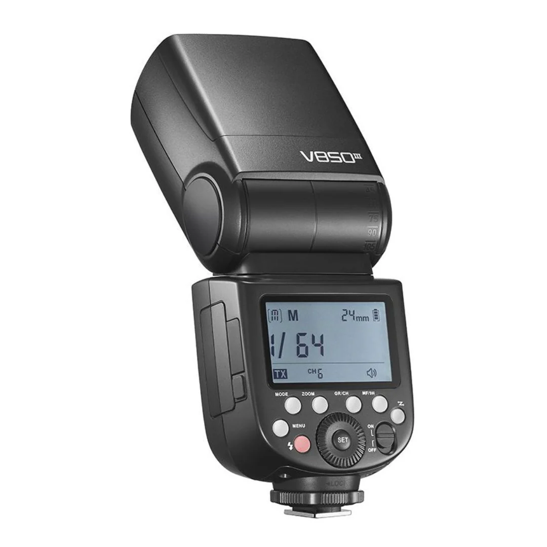 Godox VING V850III Li-Ion Flash with Built-In Godox 2.4G Wireless X System (Black) - Image 4