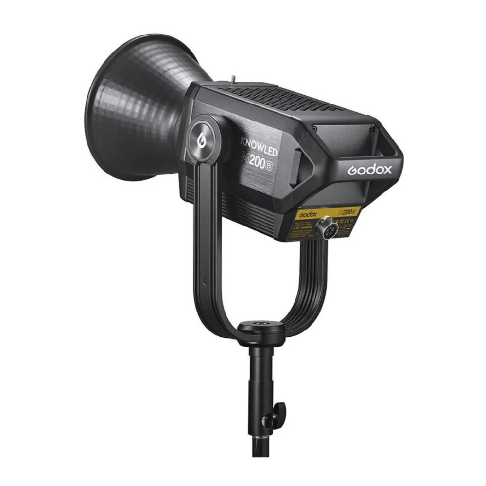 Godox M200Bi Knowled Bi-Color LED Light with Quiet Cooling System and 7 Built-In FX Effects (Black) - Image 3
