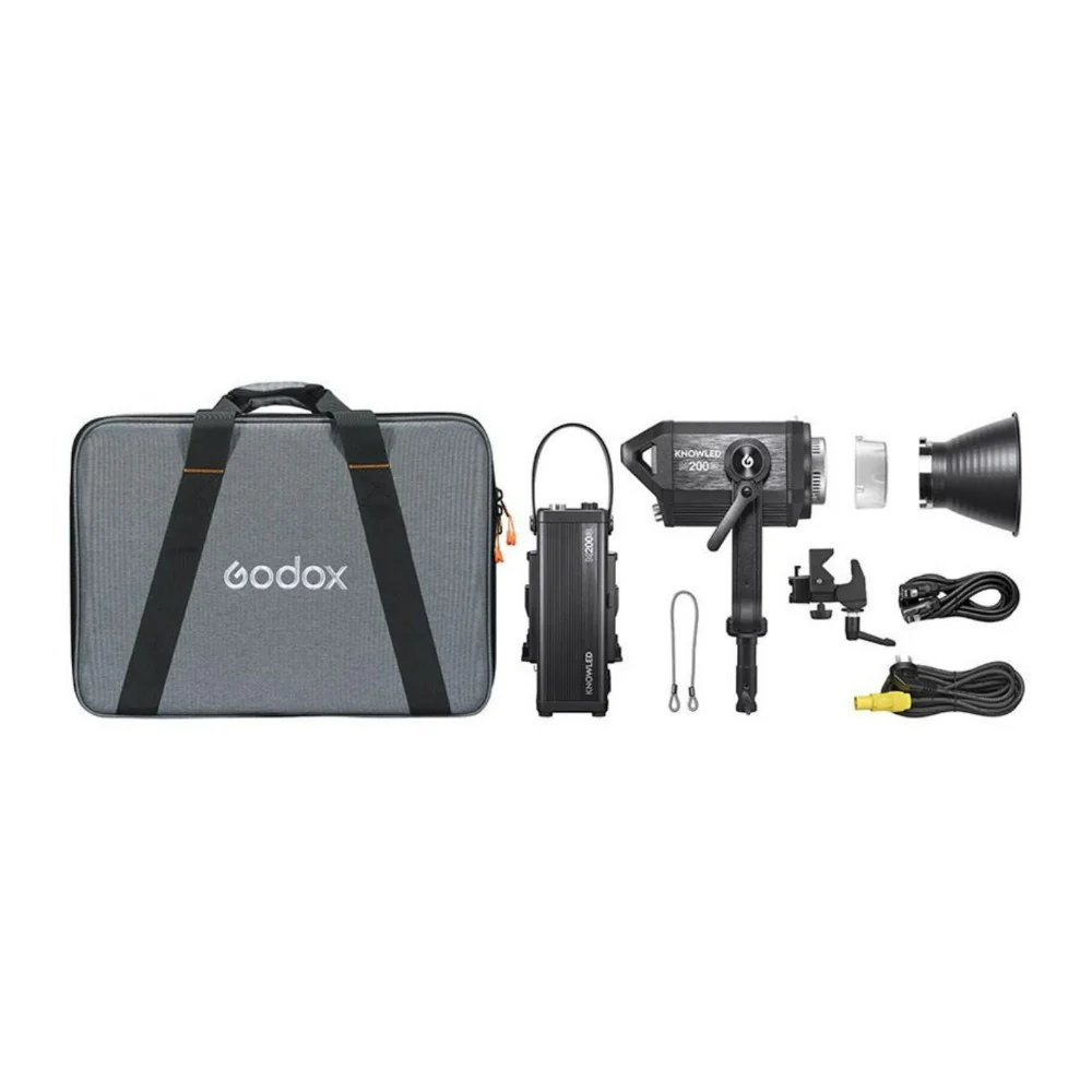 Godox M200Bi Knowled Bi-Color LED Light with Quiet Cooling System and 7 Built-In FX Effects (Black) - Image 5