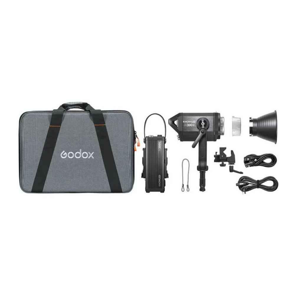 Godox M300Bi Knowled Bi-Color LED Light with Quiet Cooling System and 7 Built-In FX Effects (Black) - Image 5