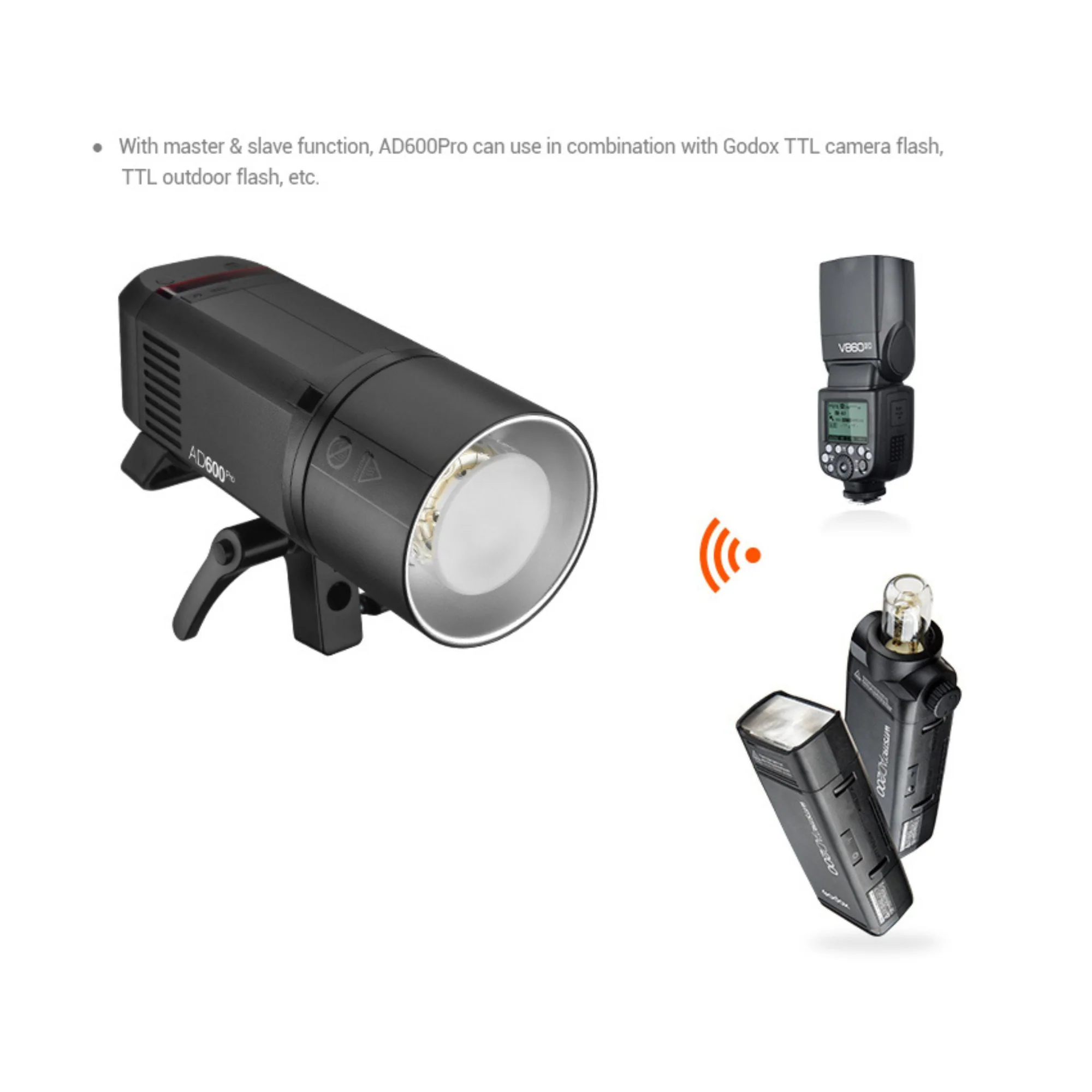 Godox Witstro AD600 Pro 600Ws TTL All-in-One Outdoor Flash - Image 6