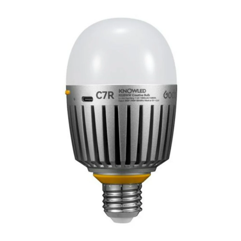 Godox C7R Knowled RGBWW Creative Bulb 8-Light Kit with Built-In Battery and 7W Power Output - Image 3