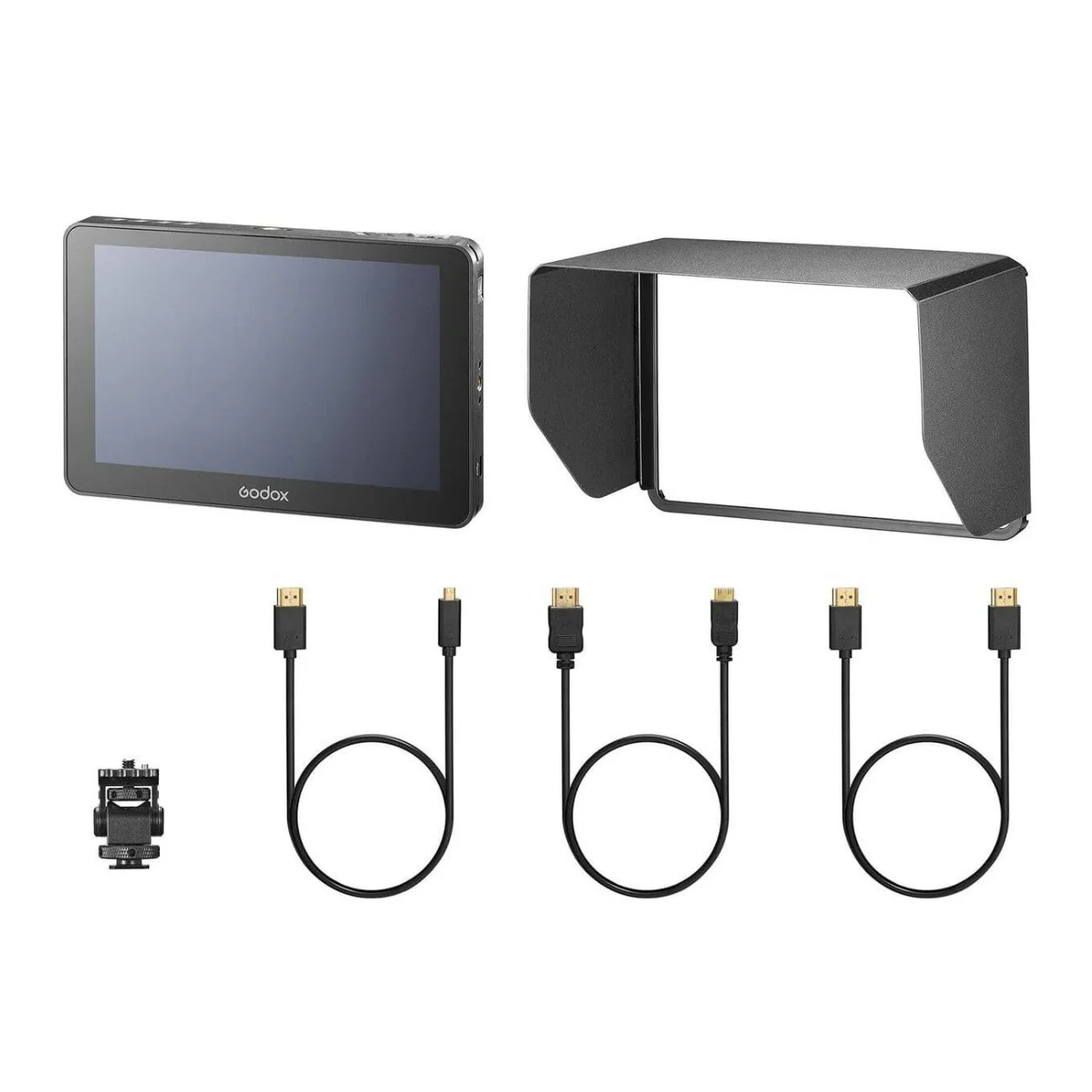 Godox GM7S 7-Inch 1920 x 1200 4K HDMI Ultra-Bright HD Touchscreen On-Camera Monitor (Black) - Image 4